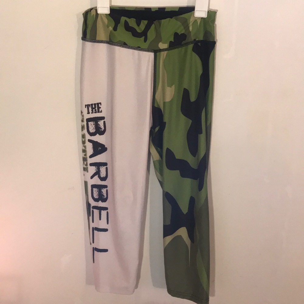 Rare Barbell Cartel Camo Capri Tights